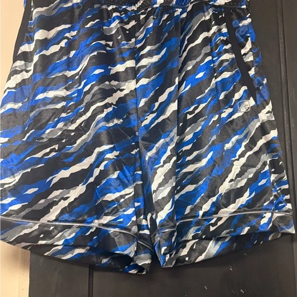 AND1 Blue and Black Athletic Shorts - Picture 7 of 7